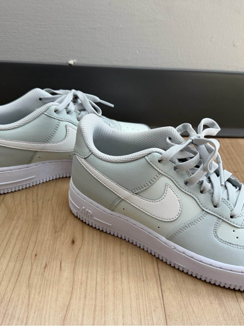 Nike Low-Top Sneakers in Light Mint and White